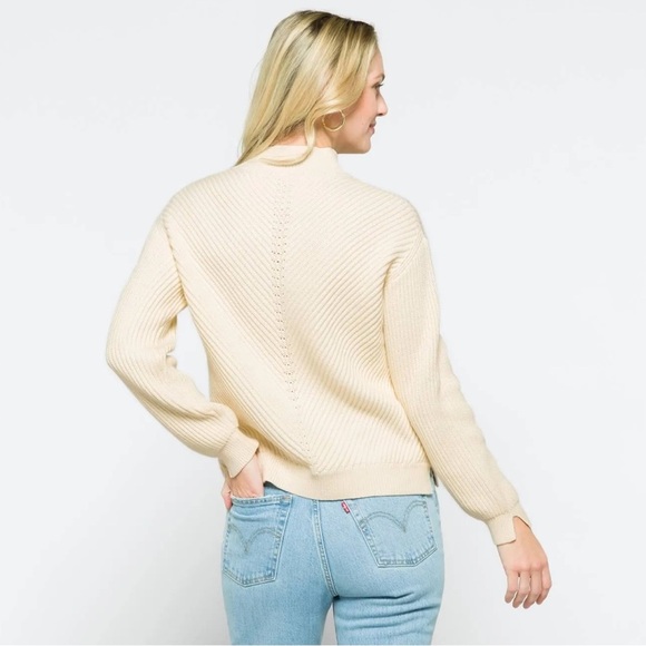 Marine Layer Cream Skyler Sweater - Picture 3 of 11